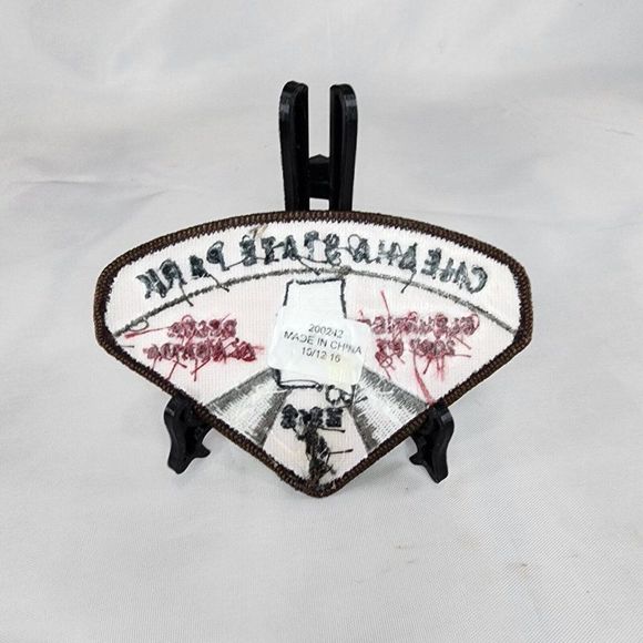 Cheaha State Park 281 Vintage Bike It Patch 2407 Elevation Delta Alabama Rare - Picture 2 of 3